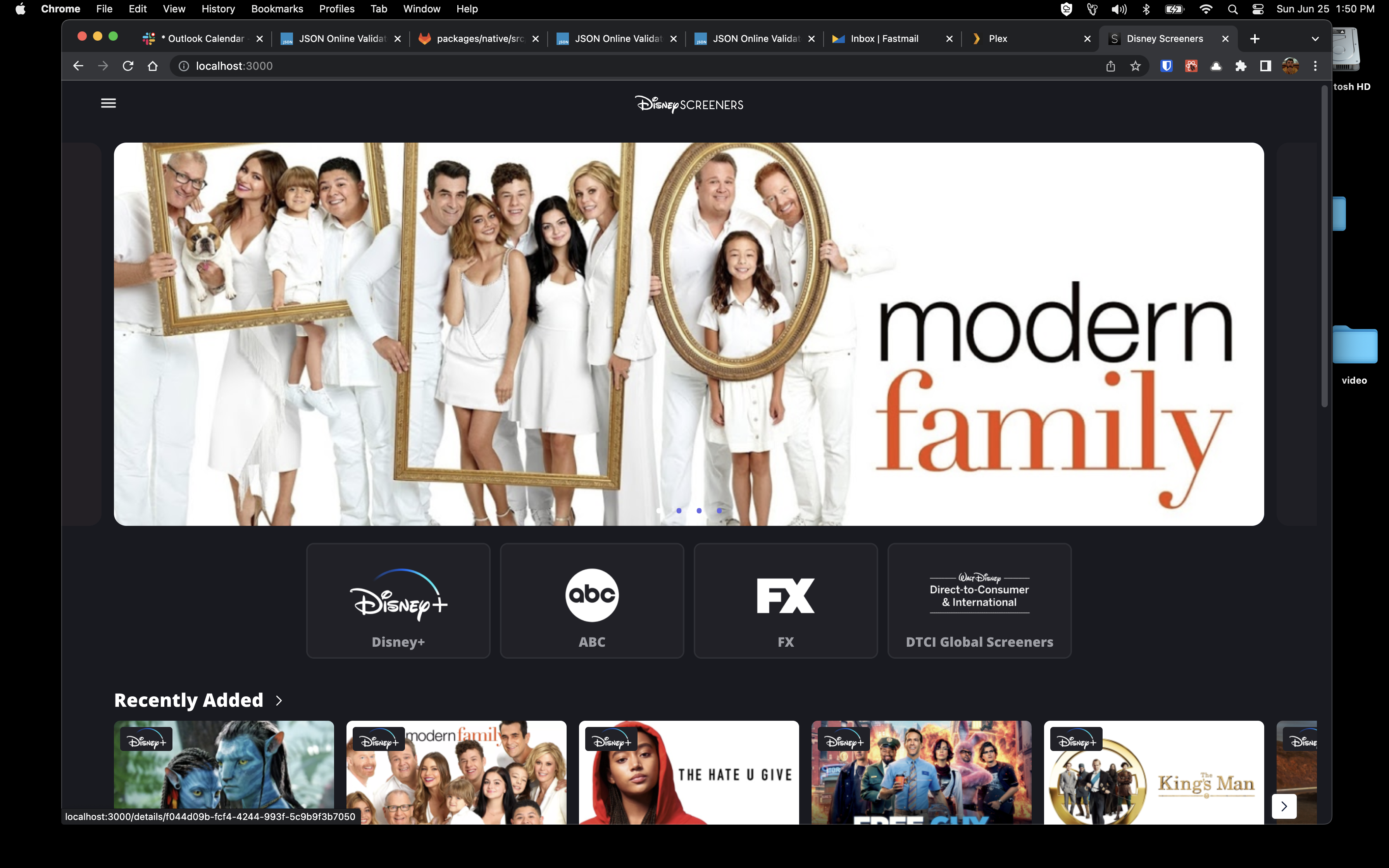 Desktop Landing Page